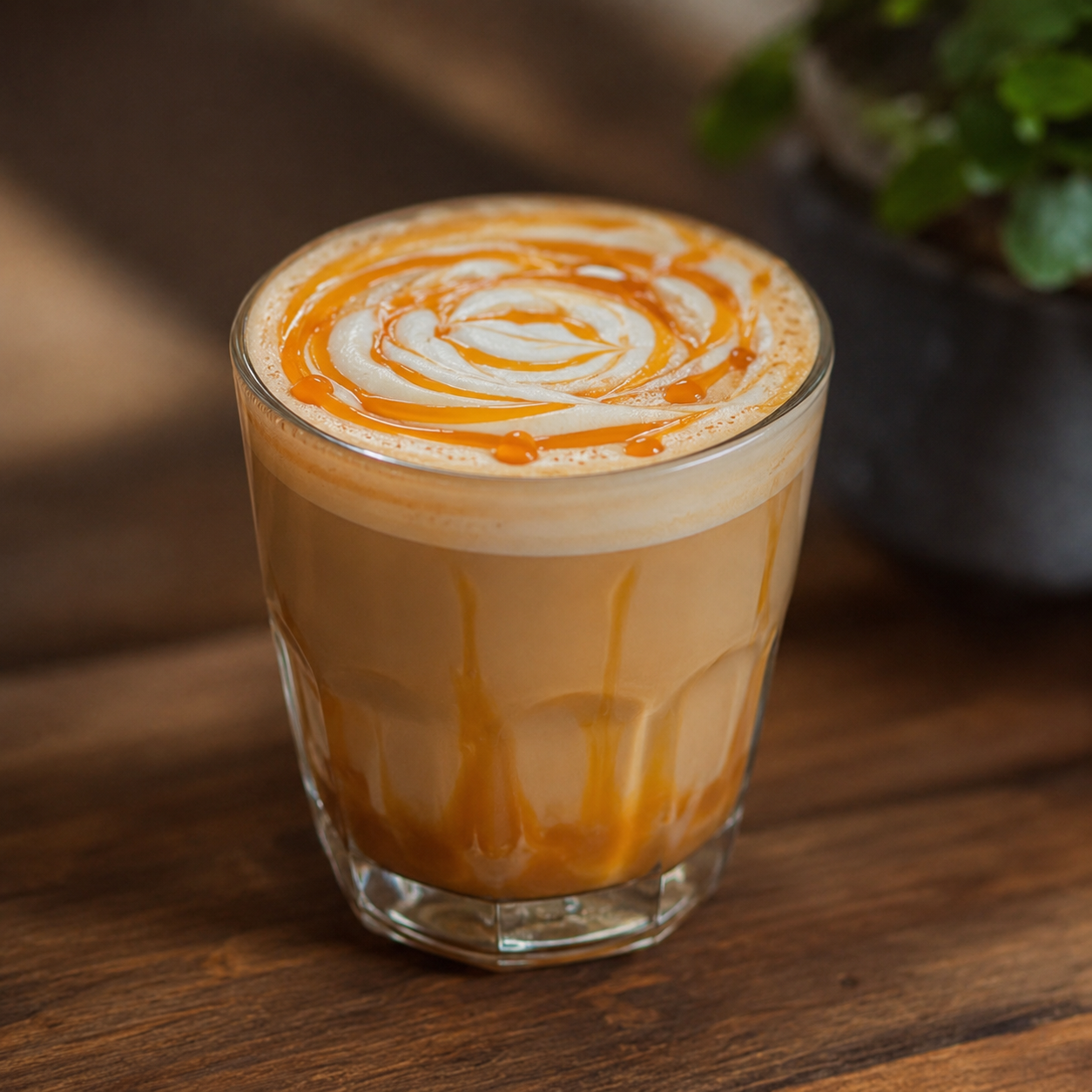 Photo représentant une boisson Caramel au beurre de salé
