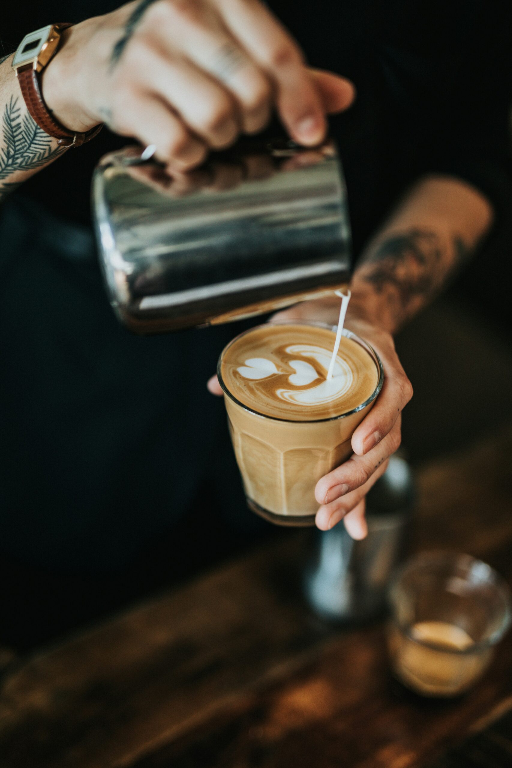 Photo de Nathan Dumlao, représentant un latte art